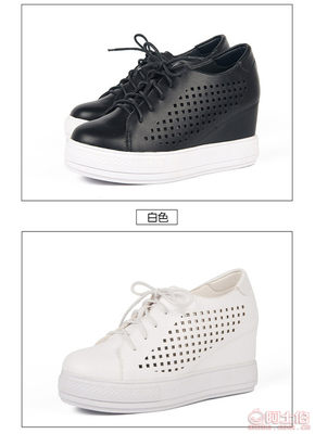 松糕厚底，舒适增高 莉富翔2017秋季新款圆头休闲鞋深度解析