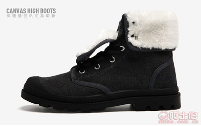 时尚冬季必备 2017韩版高帮雪地马丁靴情侣鞋